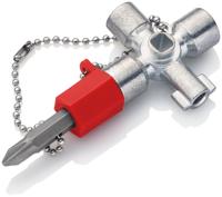 Knipex 00 11 02 Schakelkastsleutel mini Schakelkastsleutel 1 stuk(s) - thumbnail