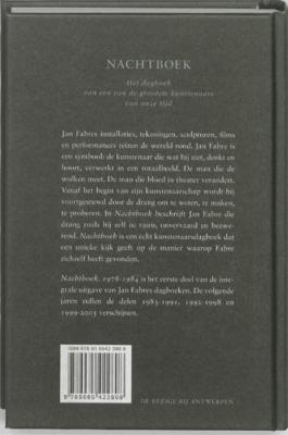 Jan Fabre Nachtboek Jan Fabre Nachtboek