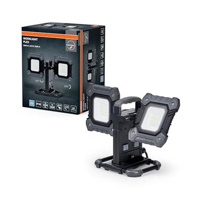 OSRAM Bouwlamp, LED-schijnwerper LED 60 W Koudwit, Daglichtwit Zwart/grijs