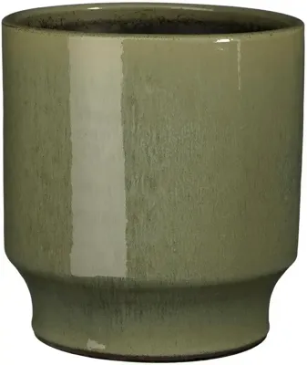 Mica Decorations bloempot Diaz rond 22x21cm groen Mica Decorations bloempot Diaz rond 22x21cm groen
