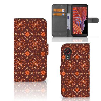 Samsung Galaxy Xcover 5 | Telefoon Hoesje | Batik Brown