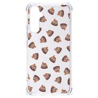 Doorzichtige Silicone Hoesje voor Samsung Galaxy A34 Poep Emojis - thumbnail