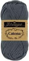 Scheepjes Catona 50g - 393 Charcoal - Haakgaren / Breigaren - thumbnail
