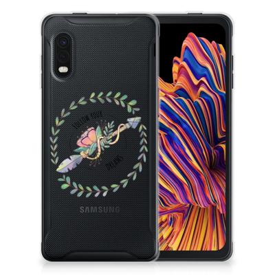 Samsung Xcover Pro Telefoonhoesje met Naam Boho Dreams Samsung Xcover Pro Telefoonhoesje met Naam Boho Dreams