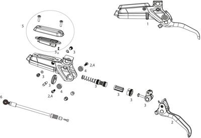 SRAM code bronze stealth disc brake