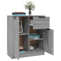 Dressoir 60x30x70 cm bewerkt hout grijs sonoma eiken - thumbnail