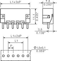 Weidmüller 1842600000 Male connector Totaal aantal polen 8 Aantal rijen 1 48 stuk(s) - thumbnail