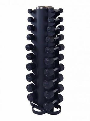 Lifemaxx Zwarte Dumbbell Toren met Dumbbellset 1-10 kg
