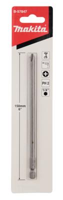 Makita Accessoires Schroefbit PH2x150mm - B-57847 - B-57847