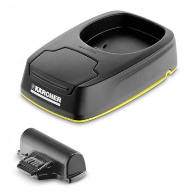 Kärcher Home & Garden Ladestation und Wechselakku für den WV 5 Raamzuiger accessoire Aantal meegeleverde accus: 1