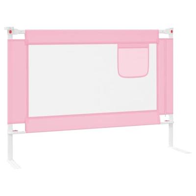 VidaXL Bedhekje peuter 90x25 cm stof roze