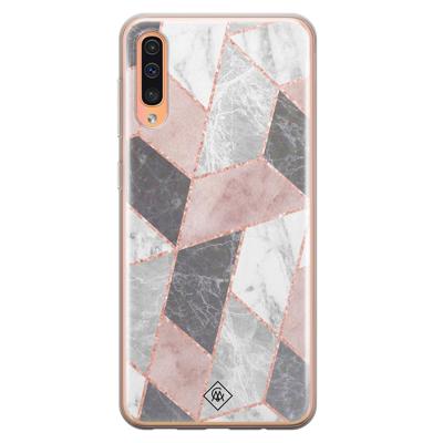 Samsung Galaxy A50/A30s siliconen telefoonhoesje - Stone grid Samsung Galaxy A50/A30s siliconen telefoonhoesje - Stone grid