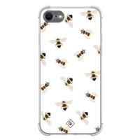 iPhone SE (2020/2022) / 8 / 7 shockproof hoesje - Bee happy - thumbnail