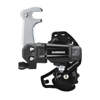 Shimano achterderailleur tourney 6/7v k. kooi haak zwart