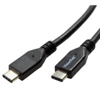 VisionTek USB 3.1 1 m kabel USB C zwart - USB-kabel (1 m, USB C, 3.1 Gen 2), stekker/stekker, zwart - thumbnail