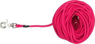 TRIXIE HONDENRIEM SLEEPLIJN ROND MET TRIGGER SNAP HAAK FUCHSIA ROZE 20 MTRX0,6 CM