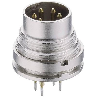 Lumberg SGR 50 DIN-connector Stekker, inbouw verticaal Aantal polen: 5 Zilver 1 stuk(s) Lumberg SGR 50 DIN-connector Stekker, inbouw verticaal Aantal polen: 5 Zilver 1 stuk(s)