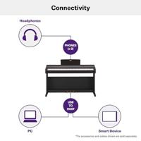 Yamaha Arius YDP-145B Black digitale piano - thumbnail