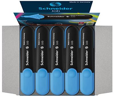 Markeerstift Schneider Job 150 blauw | 10 stuks Markeerstift Schneider Job 150 blauw | 10 stuks