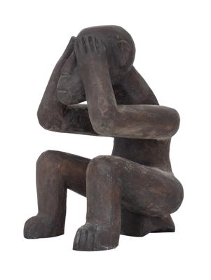 MUST Living Ornament 'See Nothing' Mahoniehout