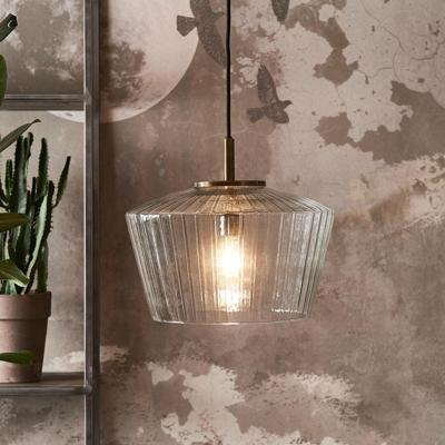 Rivièra Maison Hanglamp 'Nolana' Glas, 38cm, kleur Transparant