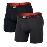 SAXX Boxershorts Multi-Sport Mesh - 2-pack- Remote Camo / Black-XXL - thumbnail