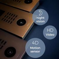 DoorBird D2101FV Fingerprint 50 Buitenunit voor Video-deurintercom via WiFi LAN RVS, RAL 7016 (zijdemat) - thumbnail