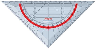 Geodriehoek maped technic 16cm