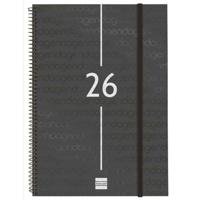Agenda Finocam YEAR Zwart A4 21 x 29,7 cm 2026 - thumbnail