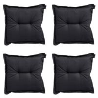 Zit universeel Basic black 50 cm x 50 cm (4 stuks) Madison - Madison - thumbnail