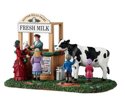 Fresh Milk Stall 12x19x13 cm Kersthuisje LEMAX - Lemax Fresh Milk Stall 12x19x13 cm Kersthuisje LEMAX - Lemax
