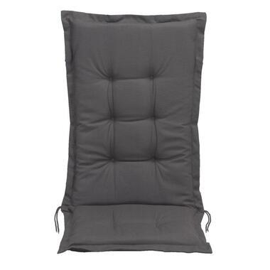 Terrasstoelkussen Brest - grijs - 120x50 cm