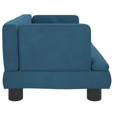 VidaXL Hondenmand 60x40x30 cm fluweel blauw VidaXL Hondenmand 60x40x30 cm fluweel blauw