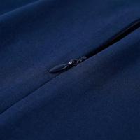 Kinderjurk met lange mouwen paardenprint 116 marineblauw - thumbnail