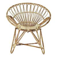 Keukenstoel DKD Home Decor Multicolour Natuurlijk Rotan 77 x 58 x 85 cm - thumbnail