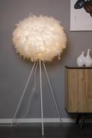 Lucide GOOSY SOFT - Vloerlamp - Ø 50 cm - 1xE27 - Wit - thumbnail