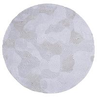 Louis de Poortere - Coral Meditation 9228 Oyster White Rond - 240 rond Vloerkleed - thumbnail