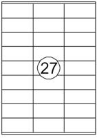 Etiket Quantore 70x32mm 2700stuks - thumbnail