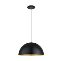 Eglo HanglampGaetano 1 53cm zwart - goud - 94936 - thumbnail