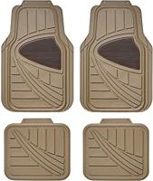 Car Plus automattenset Delta universeel PVC/rubber beige 4 delig - thumbnail