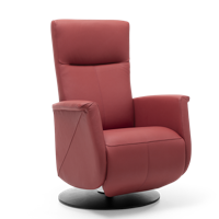 Sta-op Stoel Toscana Rood Leer - thumbnail