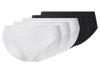 esmara Set van 5 dames hipsters (Zwart/wit, XS (32/34)) - thumbnail