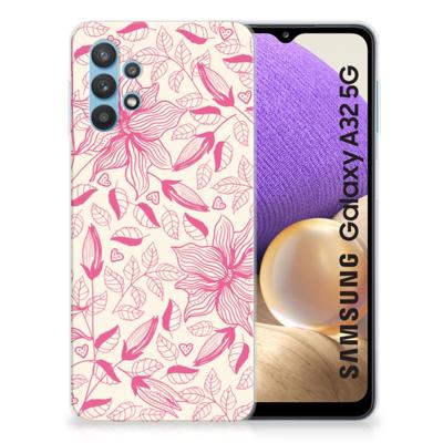 Samsung Galaxy A32 5G | TPU Case | Pink Flowers Samsung Galaxy A32 5G | TPU Case | Pink Flowers