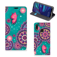 Huawei Y7 hoesje Y7 Pro (2019) | Bookcase | Cirkels en Vlinders - thumbnail