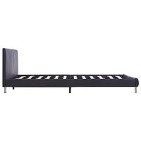 Bedframe kunstleer zwart 120x200 cm - thumbnail