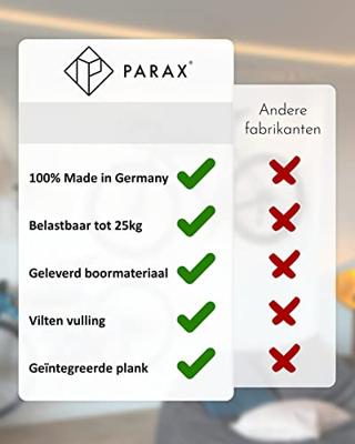 PARAX S-Rack Bike Wall Mount - White / Birch