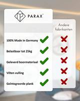 PARAX S-Rack Bike Wall Mount - White / Black - thumbnail