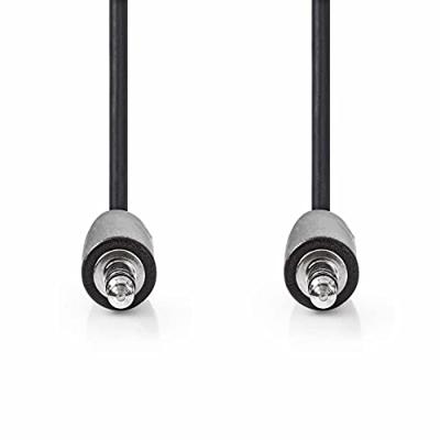 Stereo-Audiokabel | 3,5 mm Male - 3,5 mm Male | 2,0 m | Zwart Stereo-Audiokabel | 3,5 mm Male - 3,5 mm Male | 2,0 m | Zwart