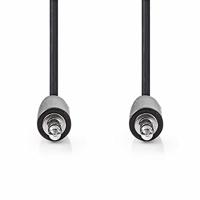 Stereo-Audiokabel | 3,5 mm Male - 3,5 mm Male | 5,0 m | Zwart - thumbnail