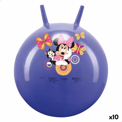 Springbal Minnie Mouse Paars (10 Stuks)